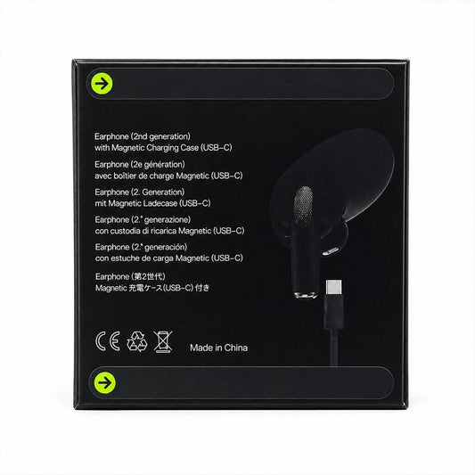 Black Airpods pro 2 [black] box Pack